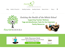 Tablet Screenshot of flourishyoga.ca